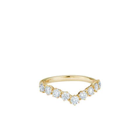 All-in-o]ne engagement and wedding ring