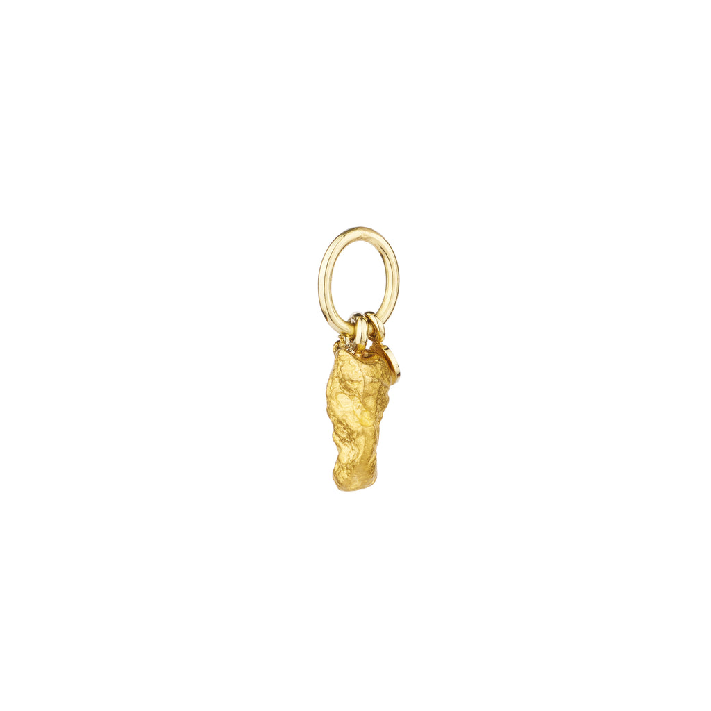 gold nugget charm