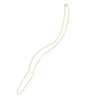 long gold curb chain necklace