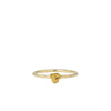 gold nugget and diamond engagement ring