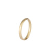 Oval Section 14K Gold Wedding Band Ring | Side View | Ruth Tomlinson | Aetla  Edit alt text