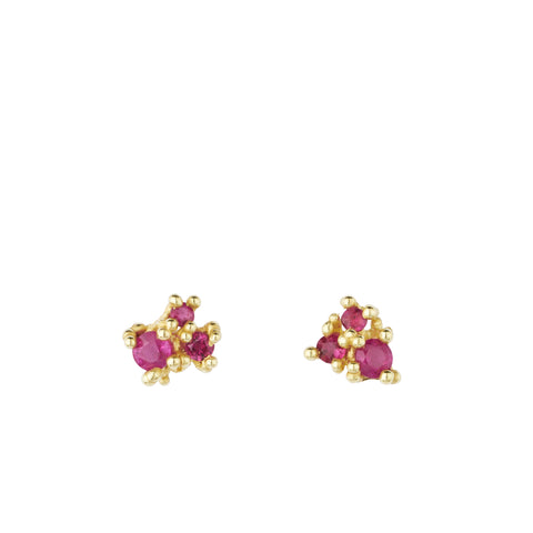 Coloured Stone Earrings